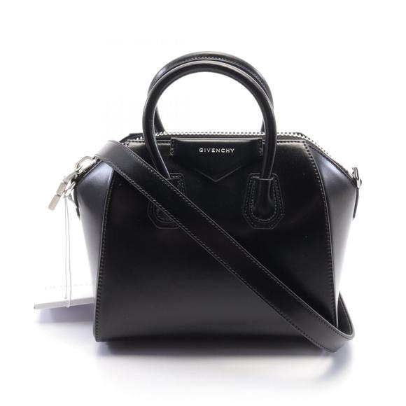 Givenchy ANTIGONA Handbag Leather Black - Picture 1 of 4